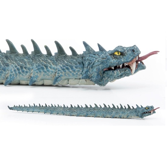 Figurine basilic serpent maléfique légendaire