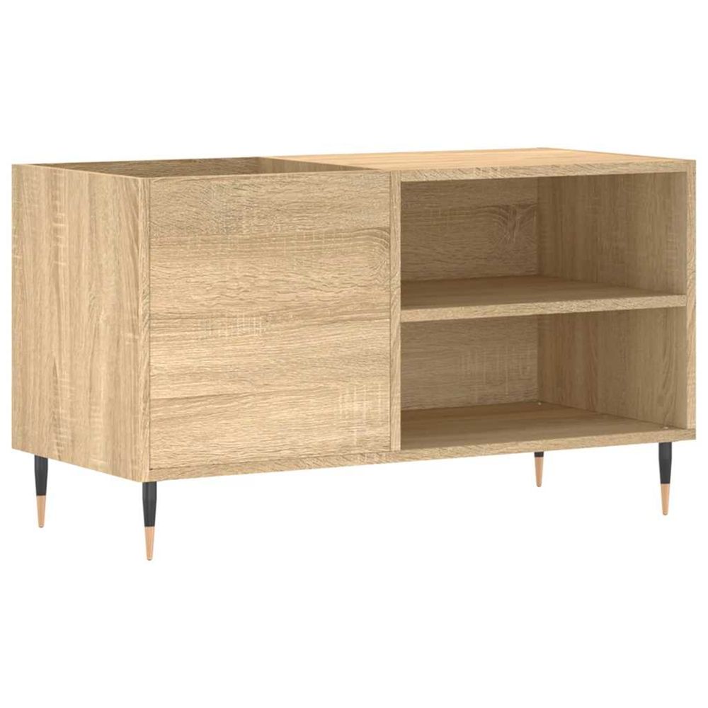 Armoire à disques chêne sonoma 85x38x48 cm bois d'ingénierie