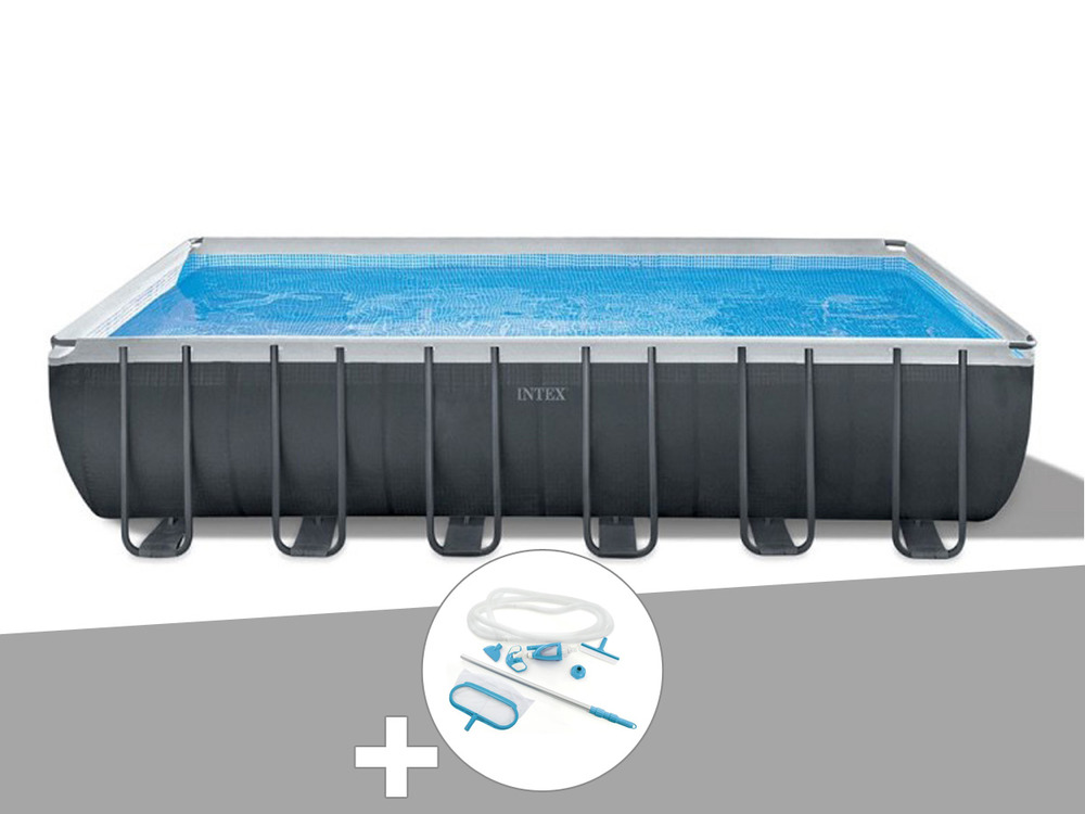 Kit piscine tubulaire ultra xtr frame rectangulaire 7,32 x 3,66 x 1,32 m + kit