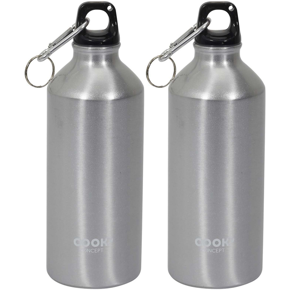 Bouteille de transport simple paroi 60 cl (lot de 2)