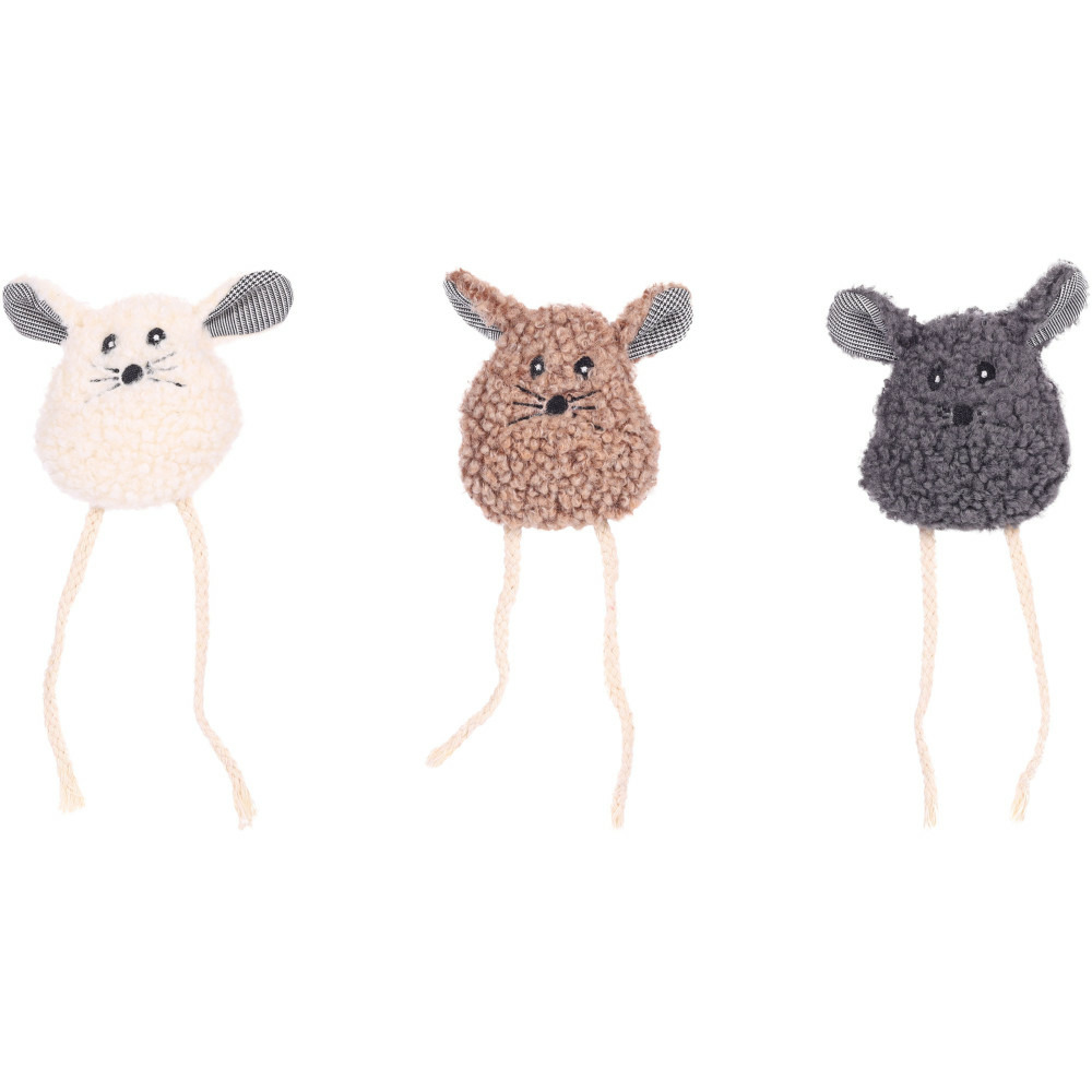 1 souris suava .20 cm. Jouet pour chat. Couleur aléatoire.