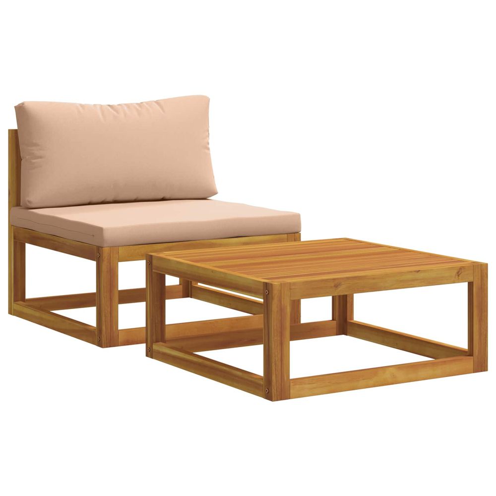 Ensemble de canapés modulaires avec coussins 2 pc
