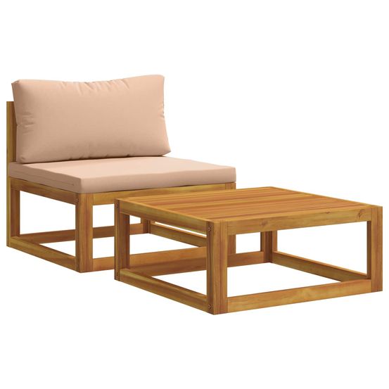 Ensemble de canapés modulaires avec coussins 2 pc