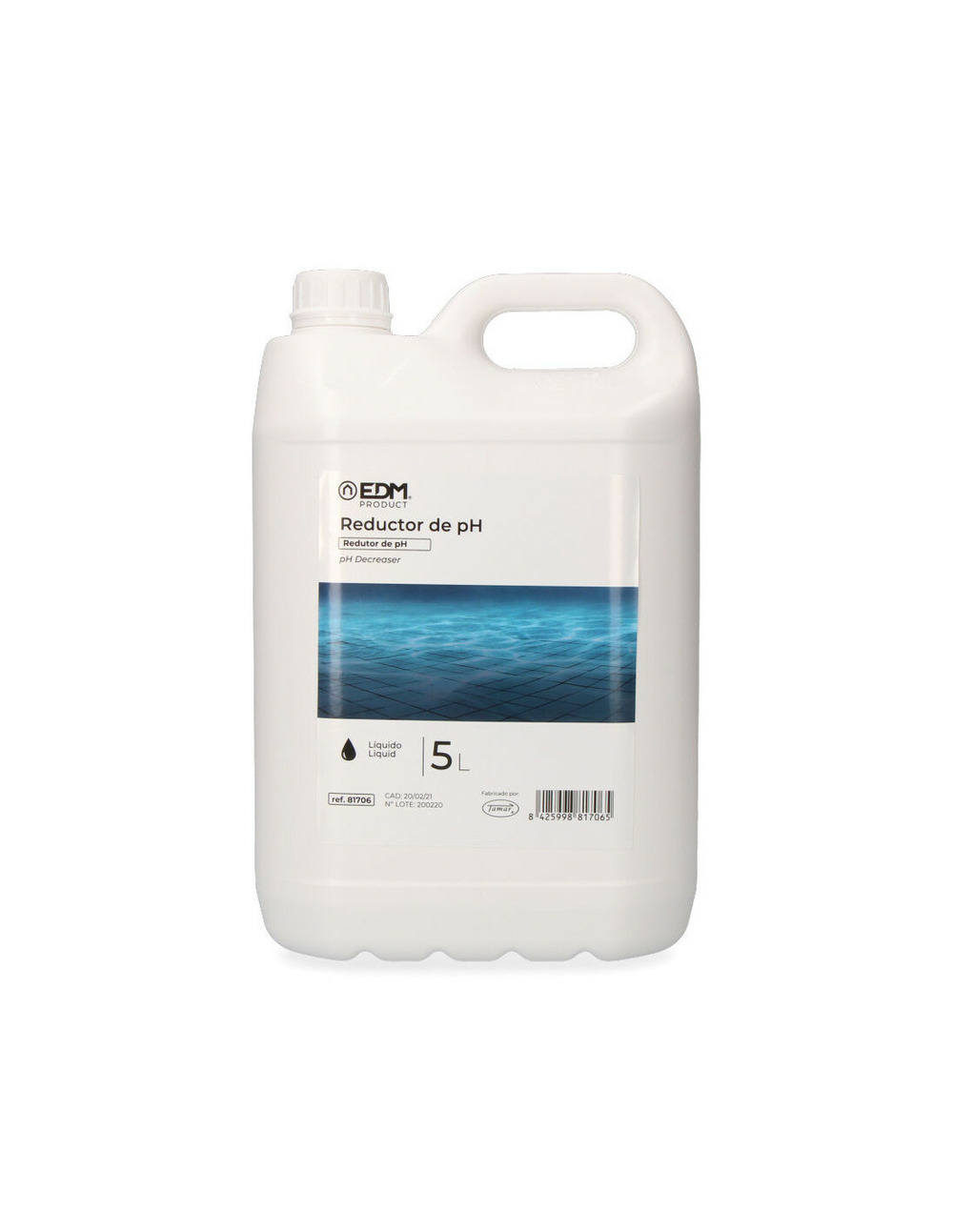 Reducteur ph liquide 5 l. Fusion edm
