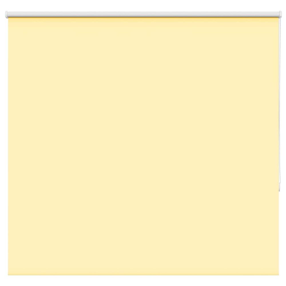 Store enrouleur occultant jaune largeur du tissu 151,6 cm