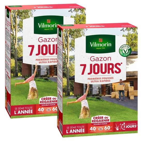 Gazon 7 jours - 1 kg (x2)