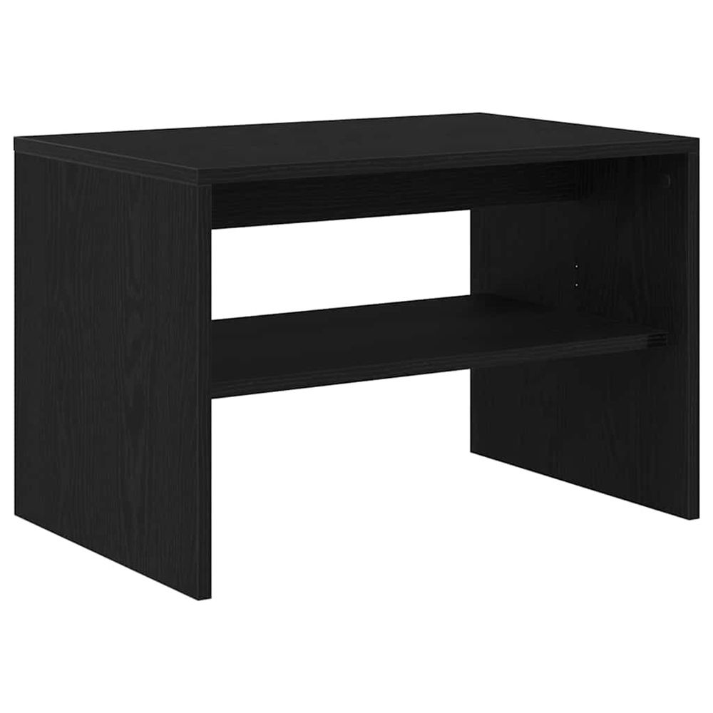 Meuble tv chêne noir 60x40x40 cm bois d'ingénierie