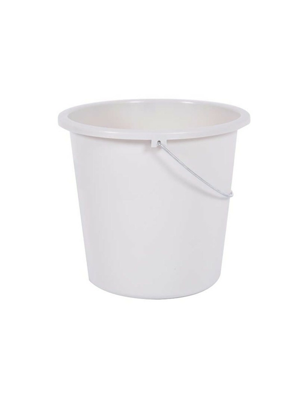 Seau de ménage rond 10 litres blanc ceruse - eda