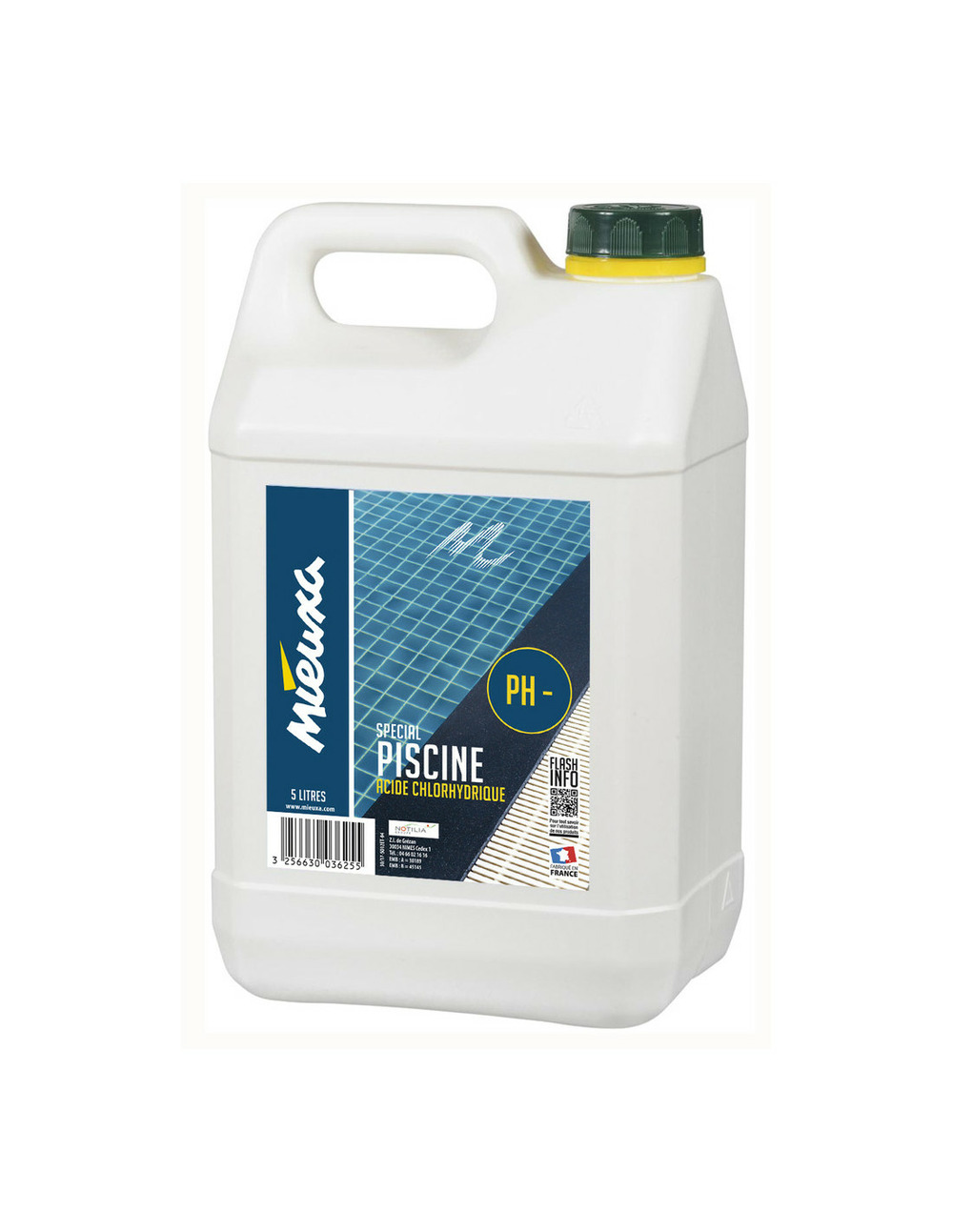 Ph moins liquide spécial piscine 5 litres - mieuxa