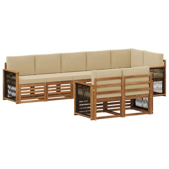 Ensemble de canapés d'extérieur 7 pc