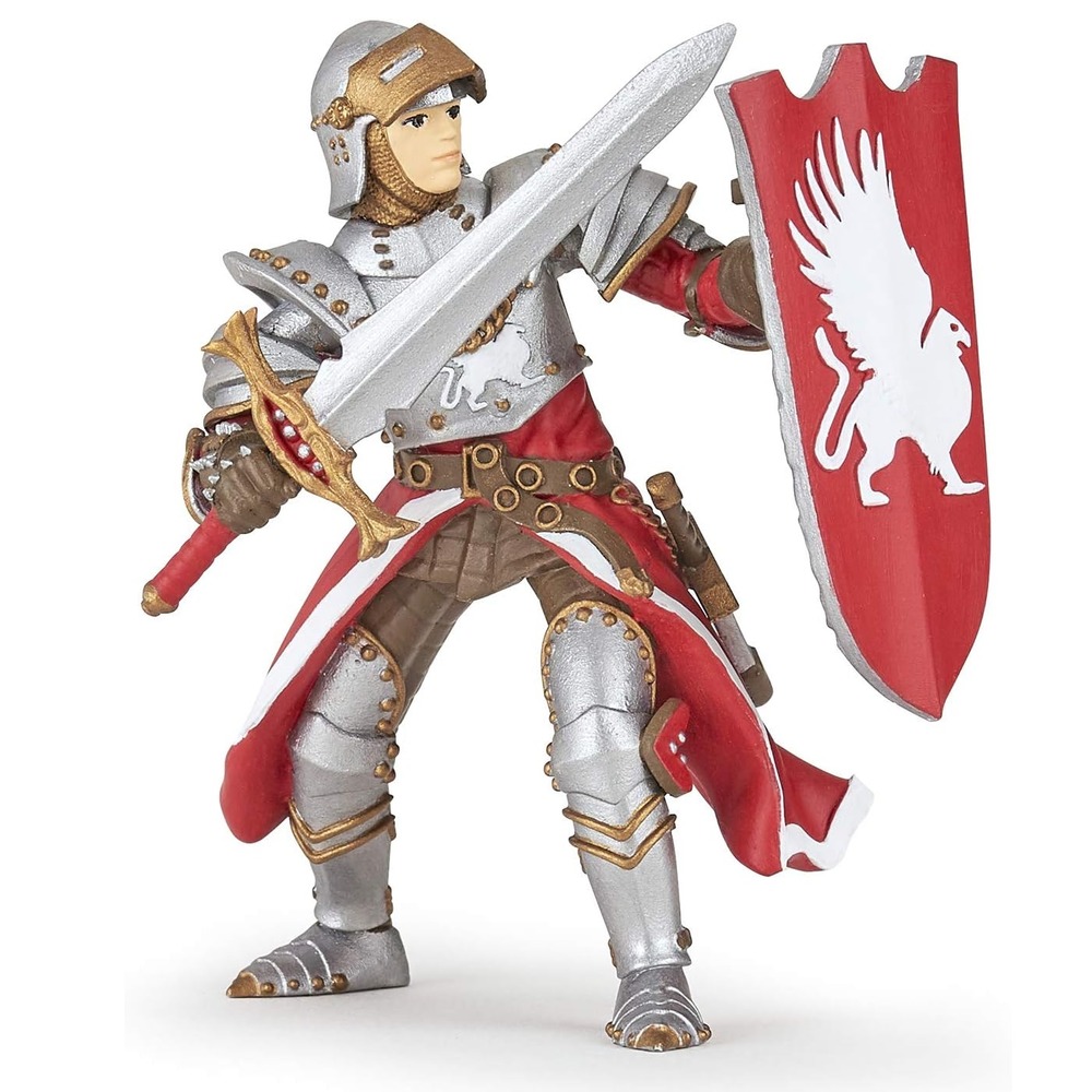 Figurine chevalier griffon