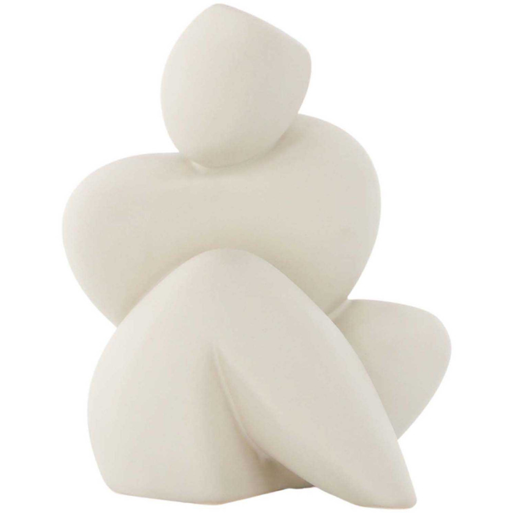 Statue en grès floda gris clair