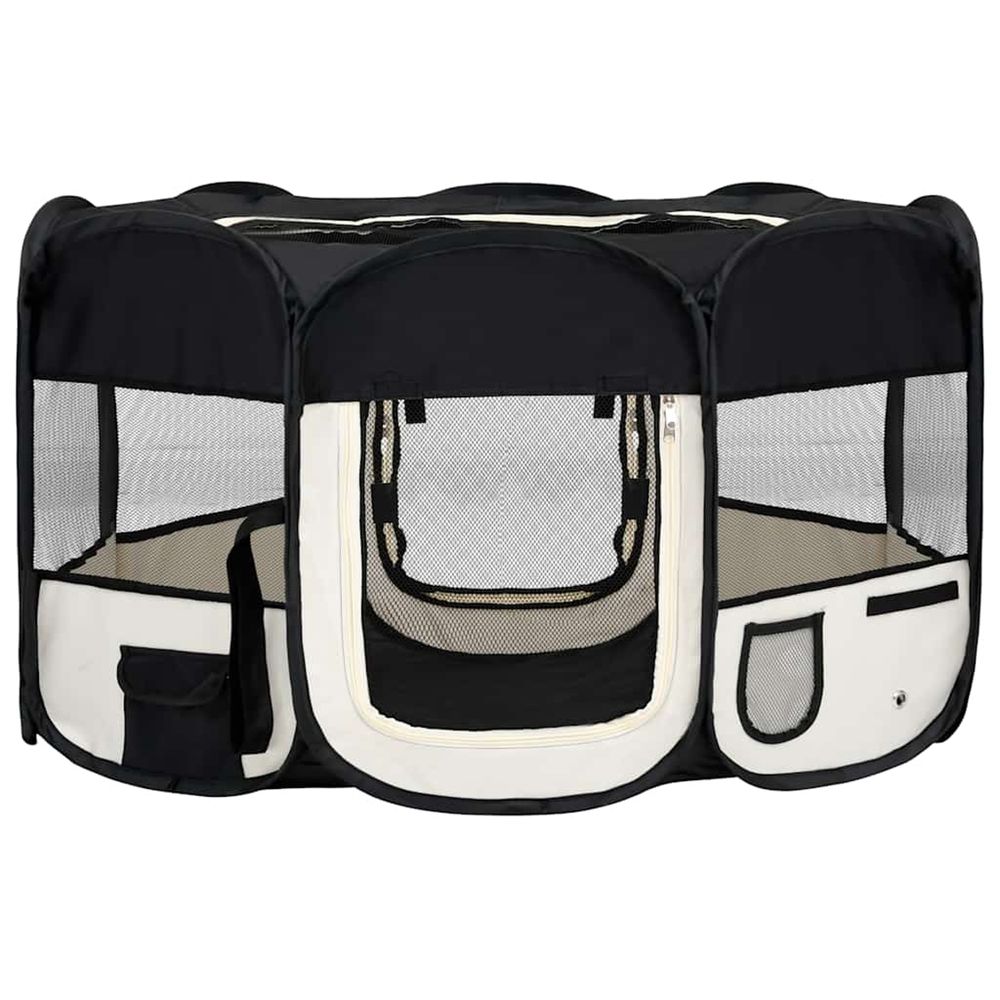 Parc pliable pour chien avec sac de