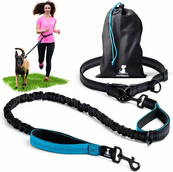 Laisse mains libre pour chien grande et moyenne taille