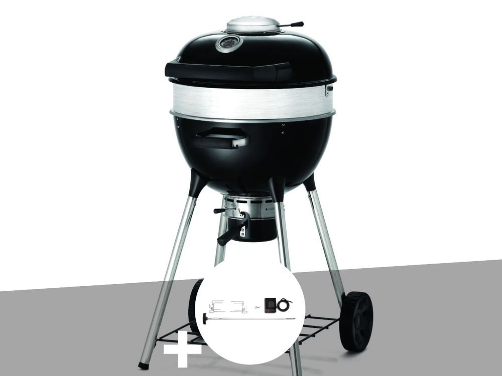 Barbecue à charbon charcoal kettle pro 47 cm + rôtissoire
