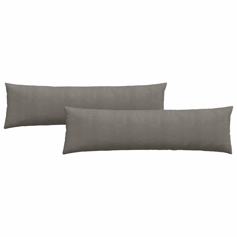 Coussins de canapé 2 pcs gris clair 145 x 40 cm