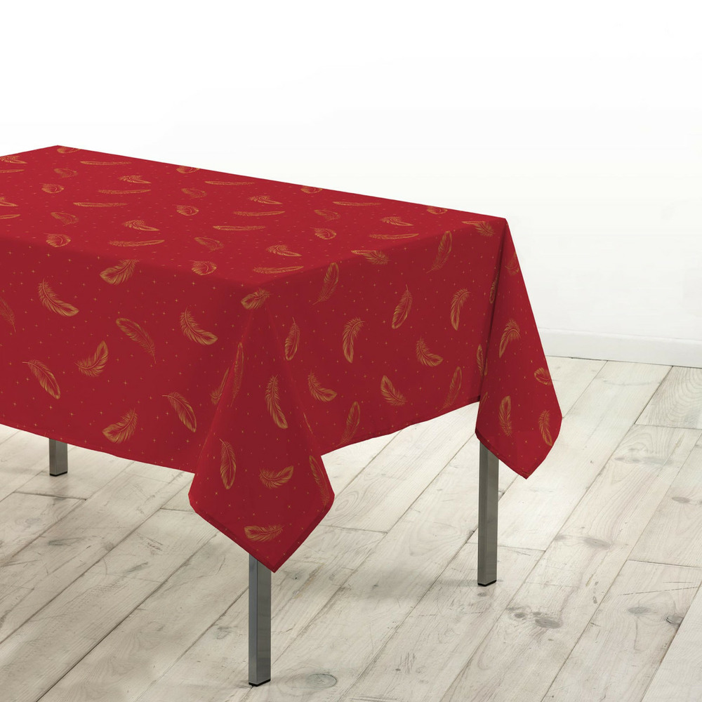 Nappe imprimé métallisé 