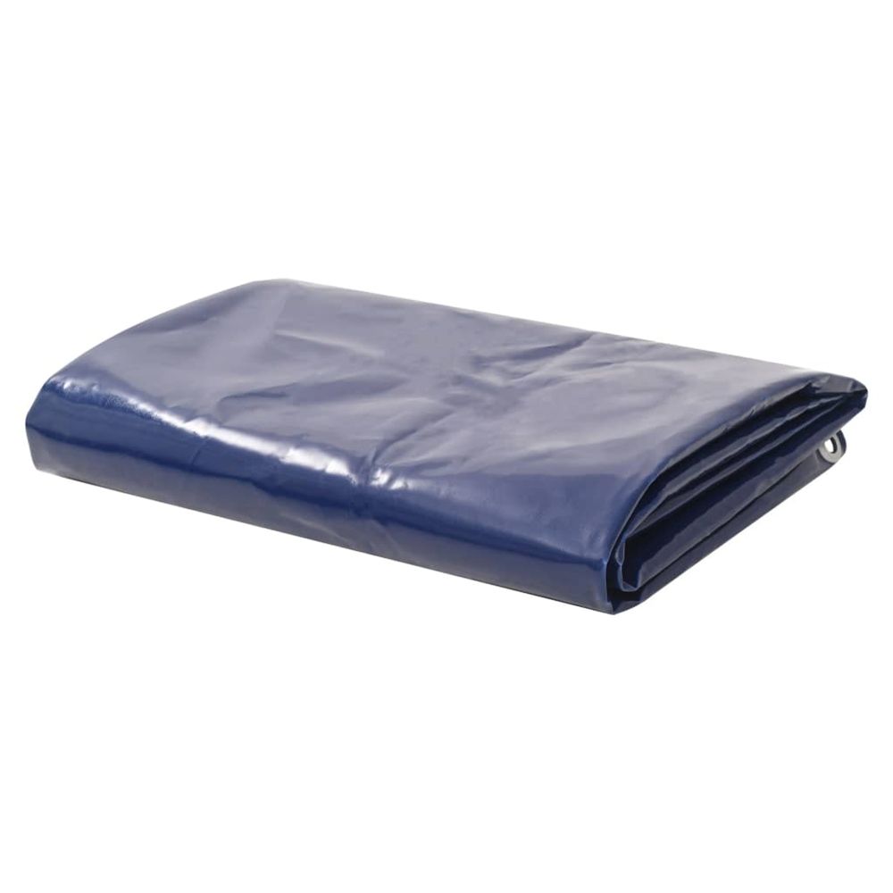 Tarps bleu 4 x 6 m toile avec revêtement en pvc