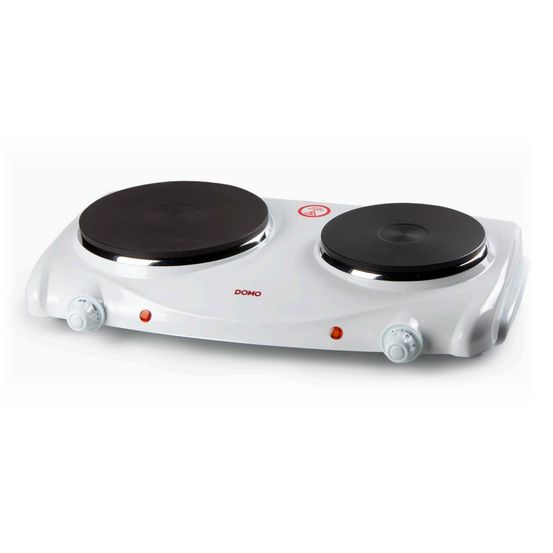 Réchaud électrique 2 feux 2500w blanc - do310kp