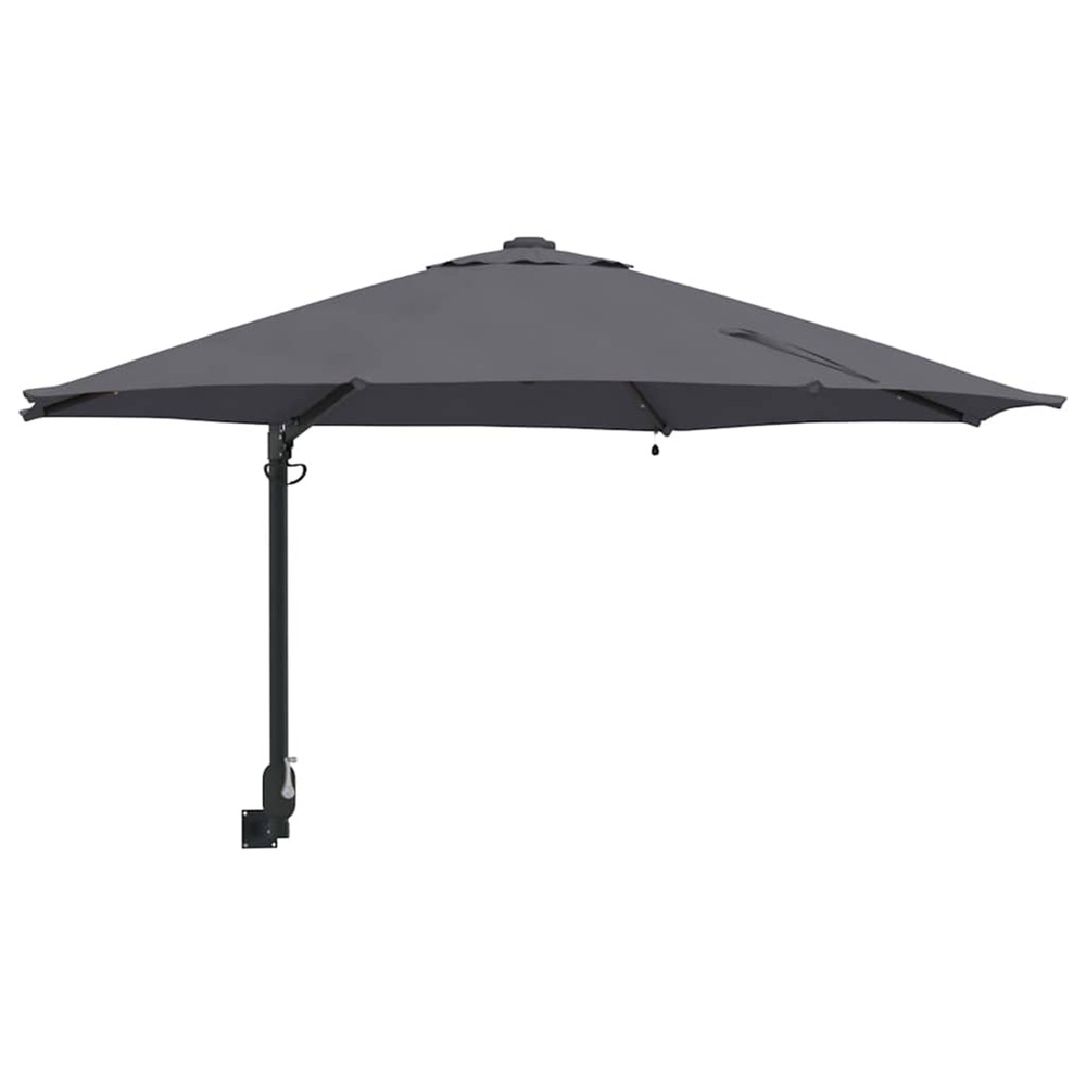 Parasol de jardin anthracite 248 x 248 x 148 cm