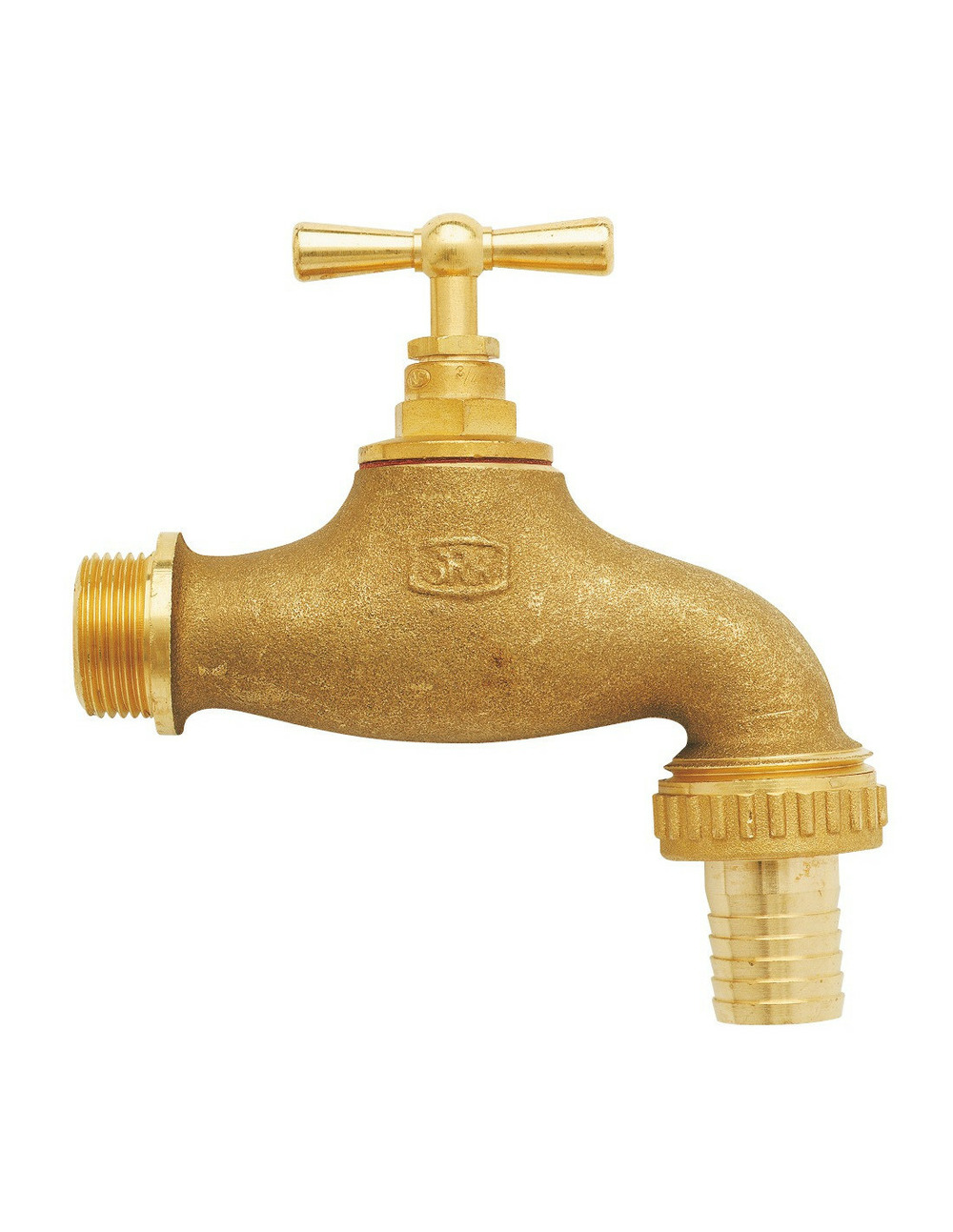 Robinet de jardin en laiton raccord mâle 20x27 d. 15mm