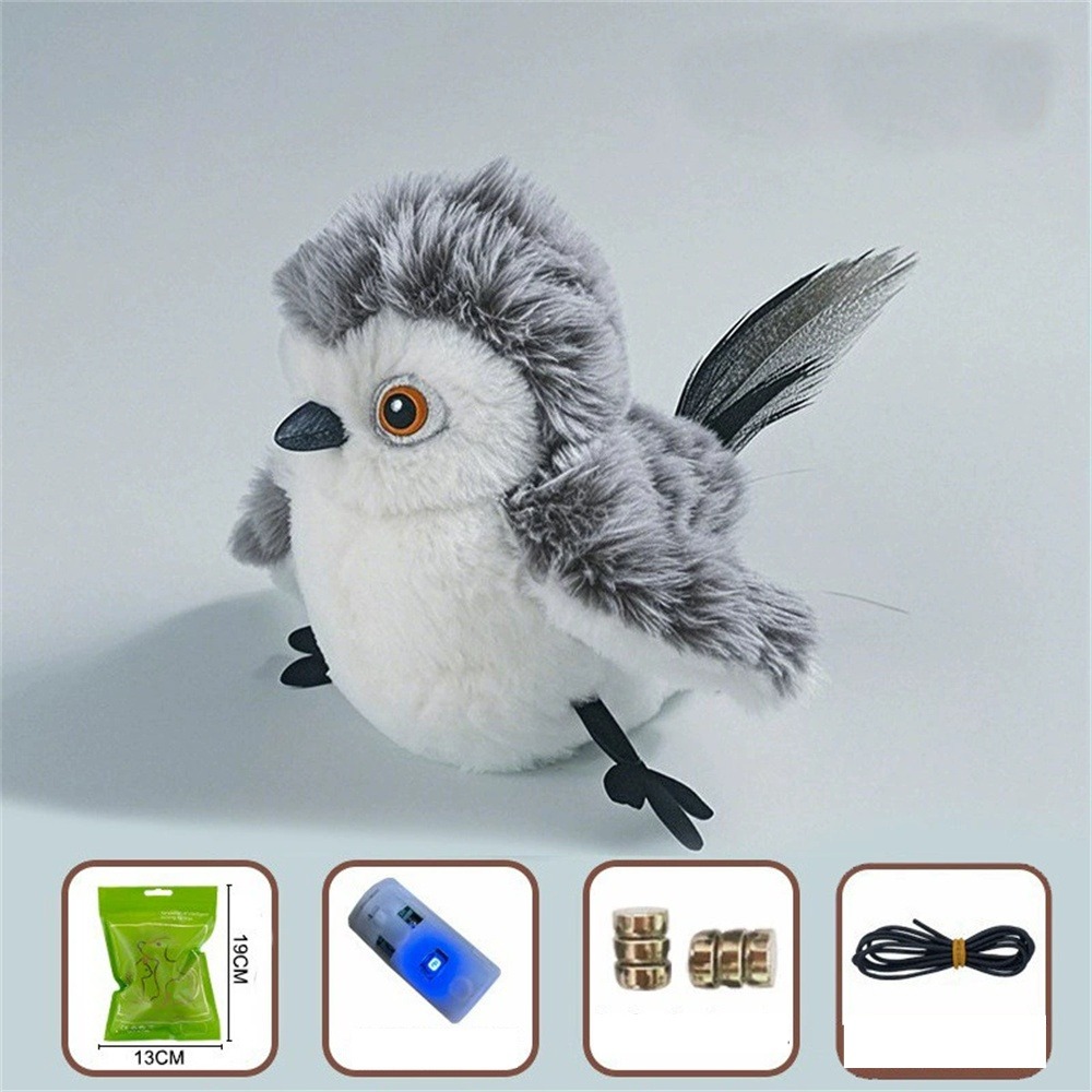 Dtopbuyage jouet en peluche émouvant pour animaux de compagnie