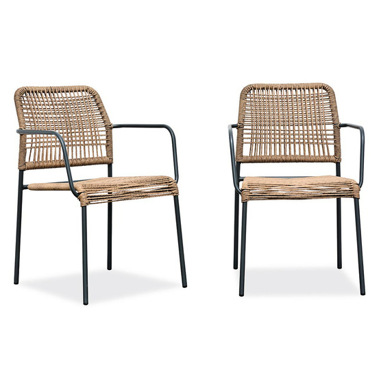 Lot de 2 fauteuils de jardin