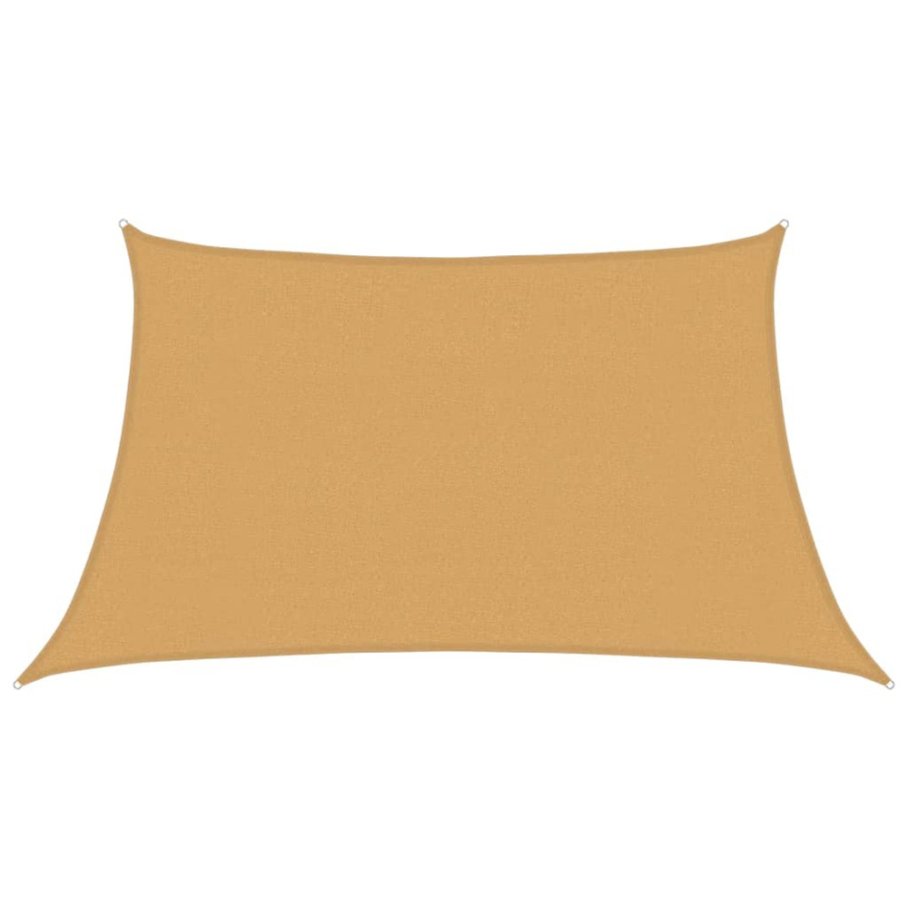 Voile d'ombrage 160 g/m² trapèze gris clair 3/4x2 m pehd