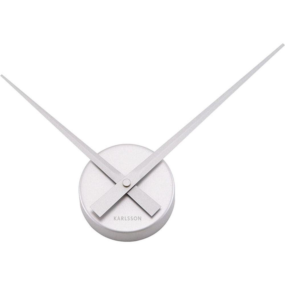 Horloge aiguilles big time 41cm argent