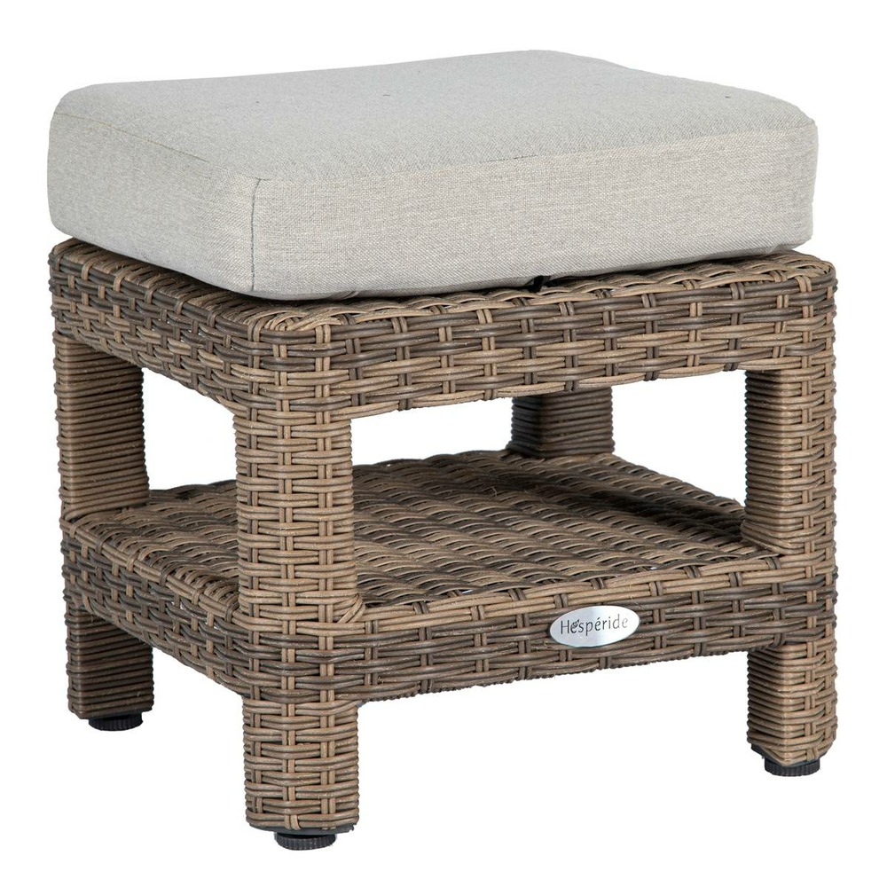 Pouf de jardin carré polynésia naturae