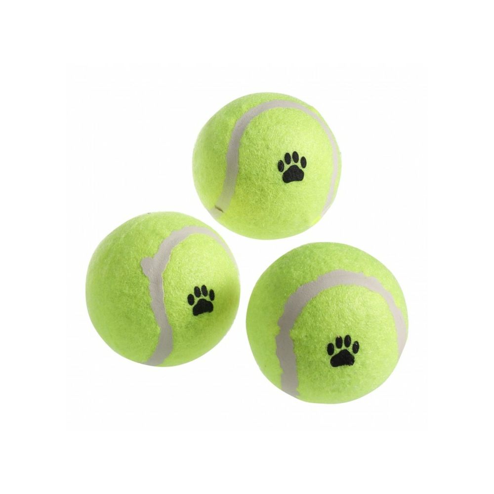 Mon ami luki - filet balles tennis - chien - diam 6,25cm- 3unitées vendues