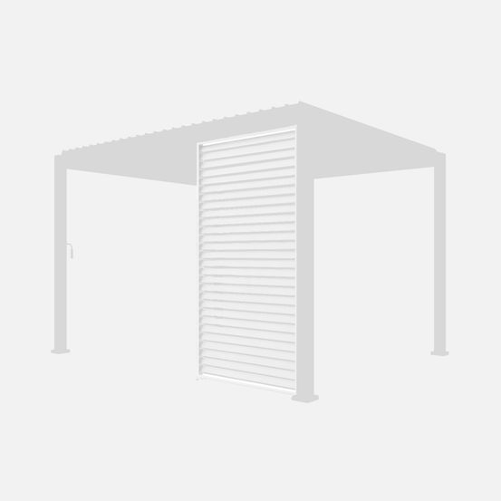 Persienne pour pergola bioclimatique triomphe, aluminium