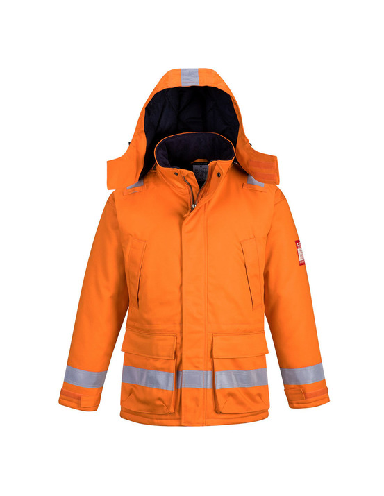 Parka hiver fr anti-statique couleur : orange taille s - portwest