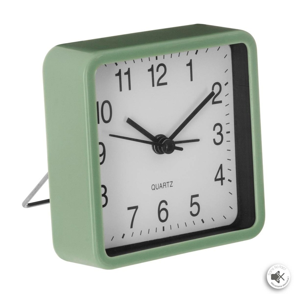 Réveil - métal et verre - 8 - 2x8 cm