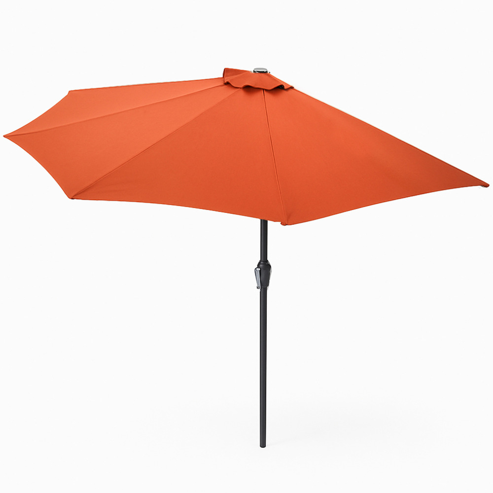 Demi parasol de balcon terracotta catane