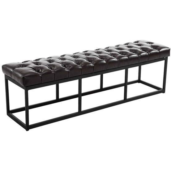 Banc amun en cuir artificiel b150