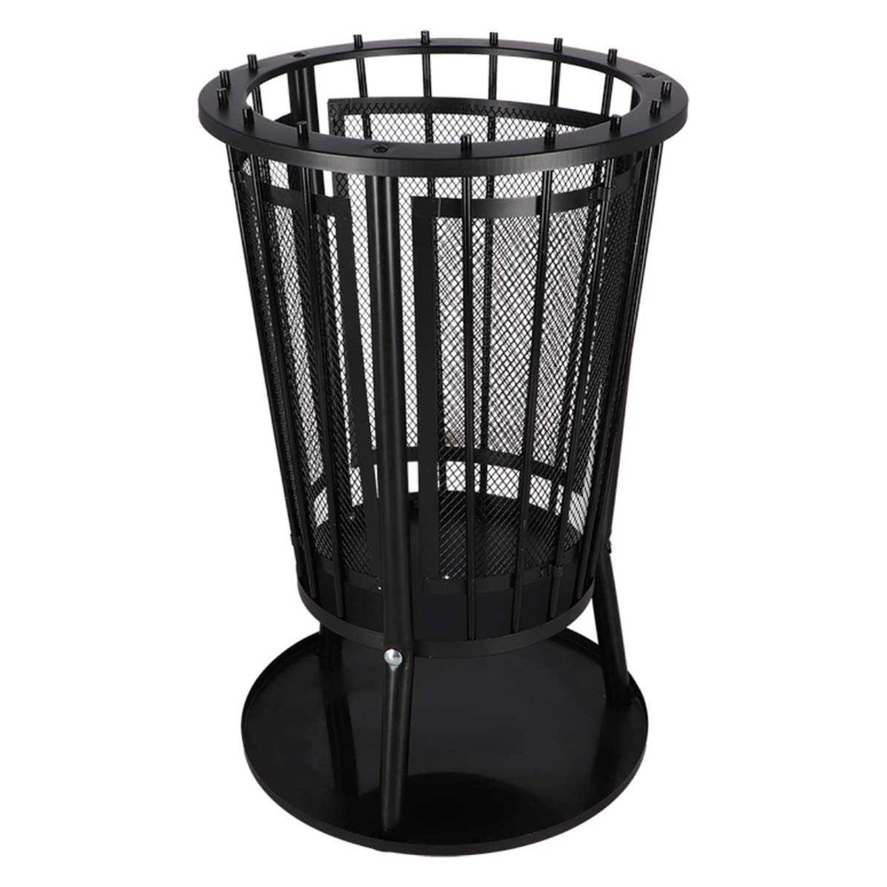 Braséro en métal ajouré panier