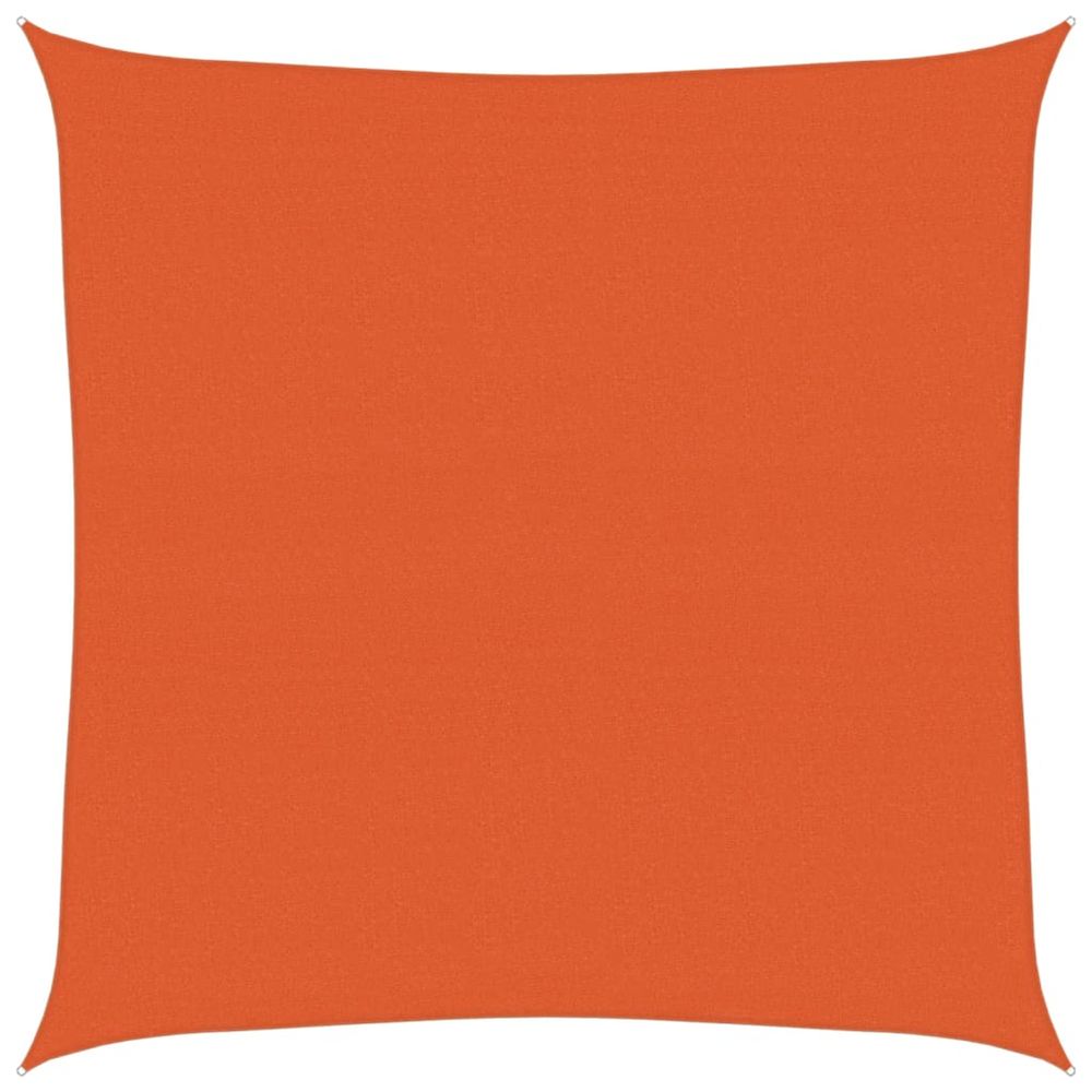 Voile d'ombrage 160 g/m² carré orange 4x4 m pehd