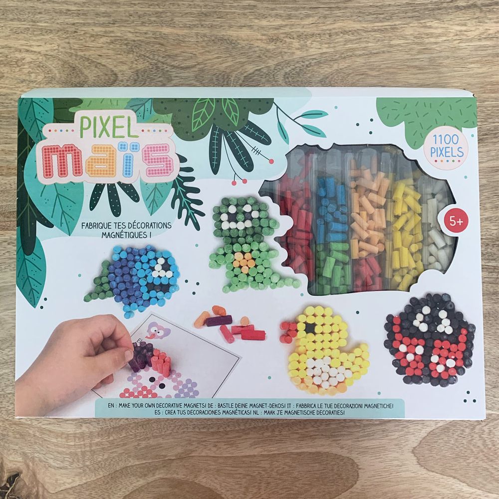Kit complet : je fabrique ma décoration magnétique en maïs