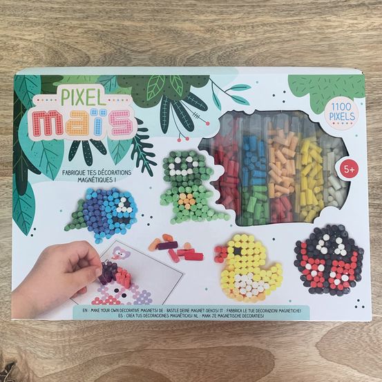 Kit complet : je fabrique ma décoration magnétique en maïs