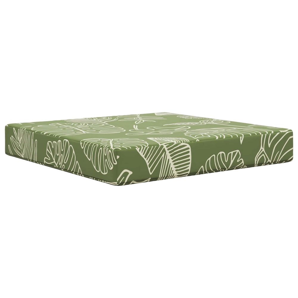 Coussin de canapé d'extérieur polyester modèle feuille