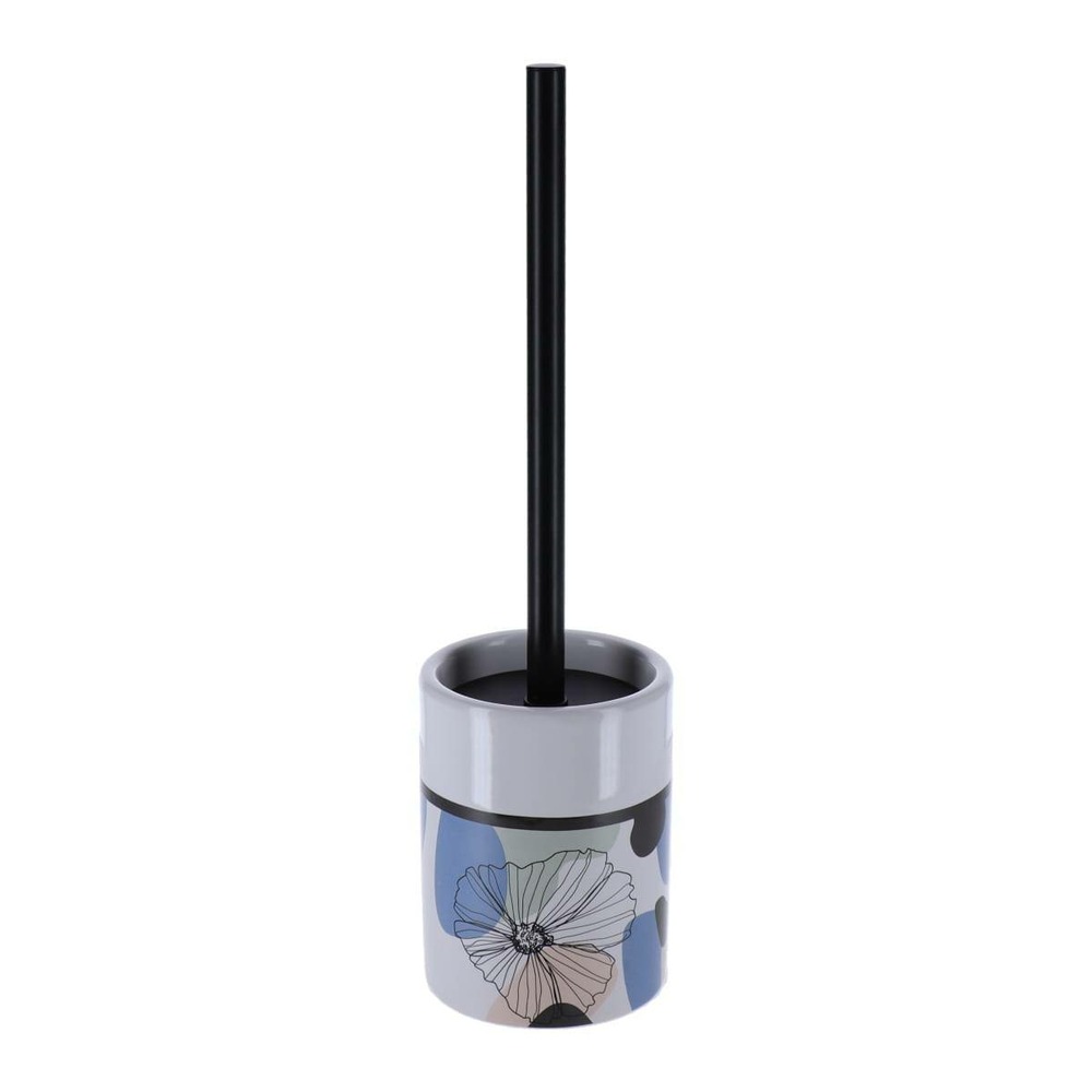 Brosse dolomite tige inox imprime - flowers