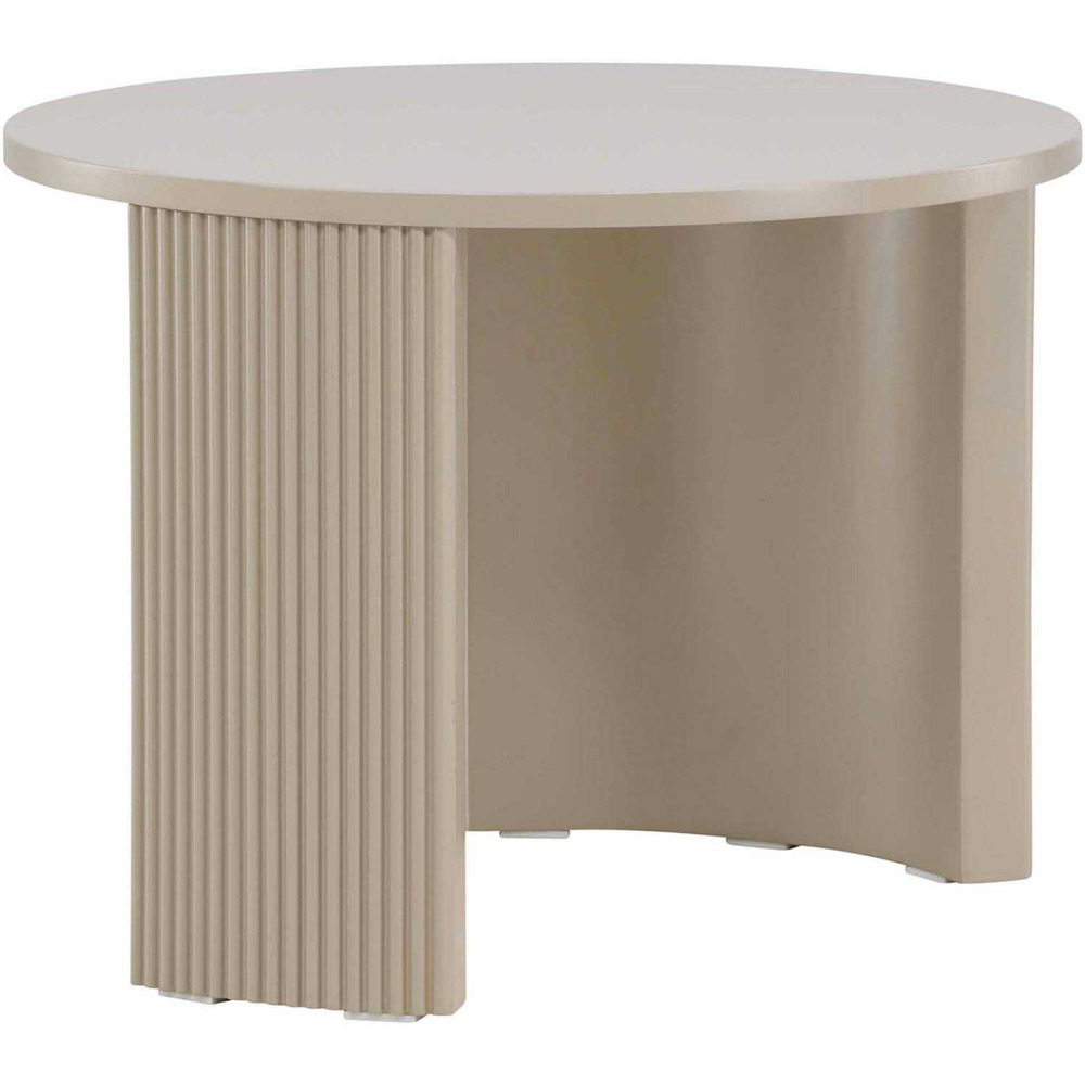 Table basse ronde 60 cm bristol taupe