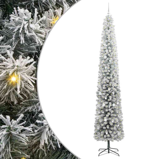 Sapin de noël artificiel vert 300 cm pvc et acier et plastique