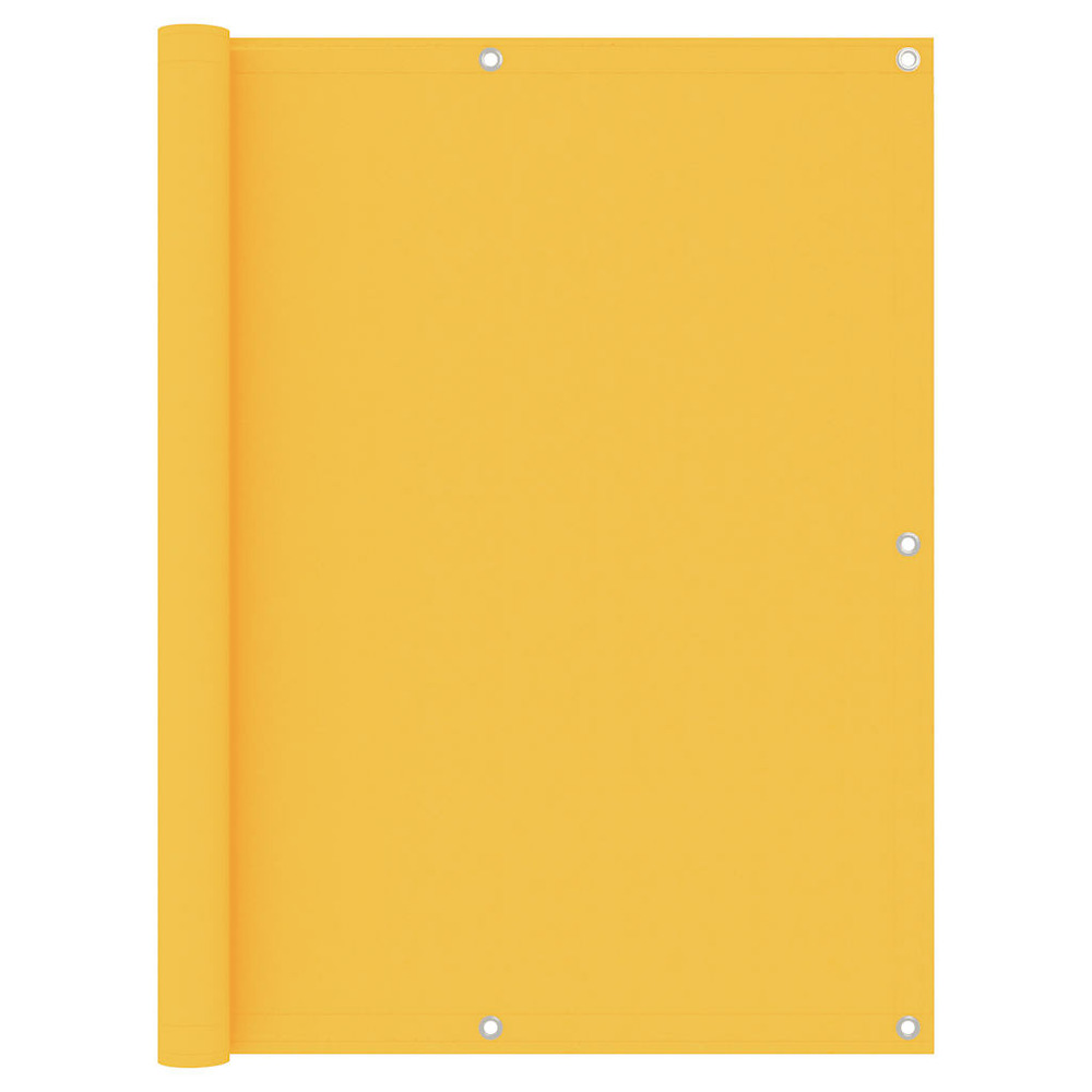 Écran de balcon jaune 120x300 cm tissu oxford
