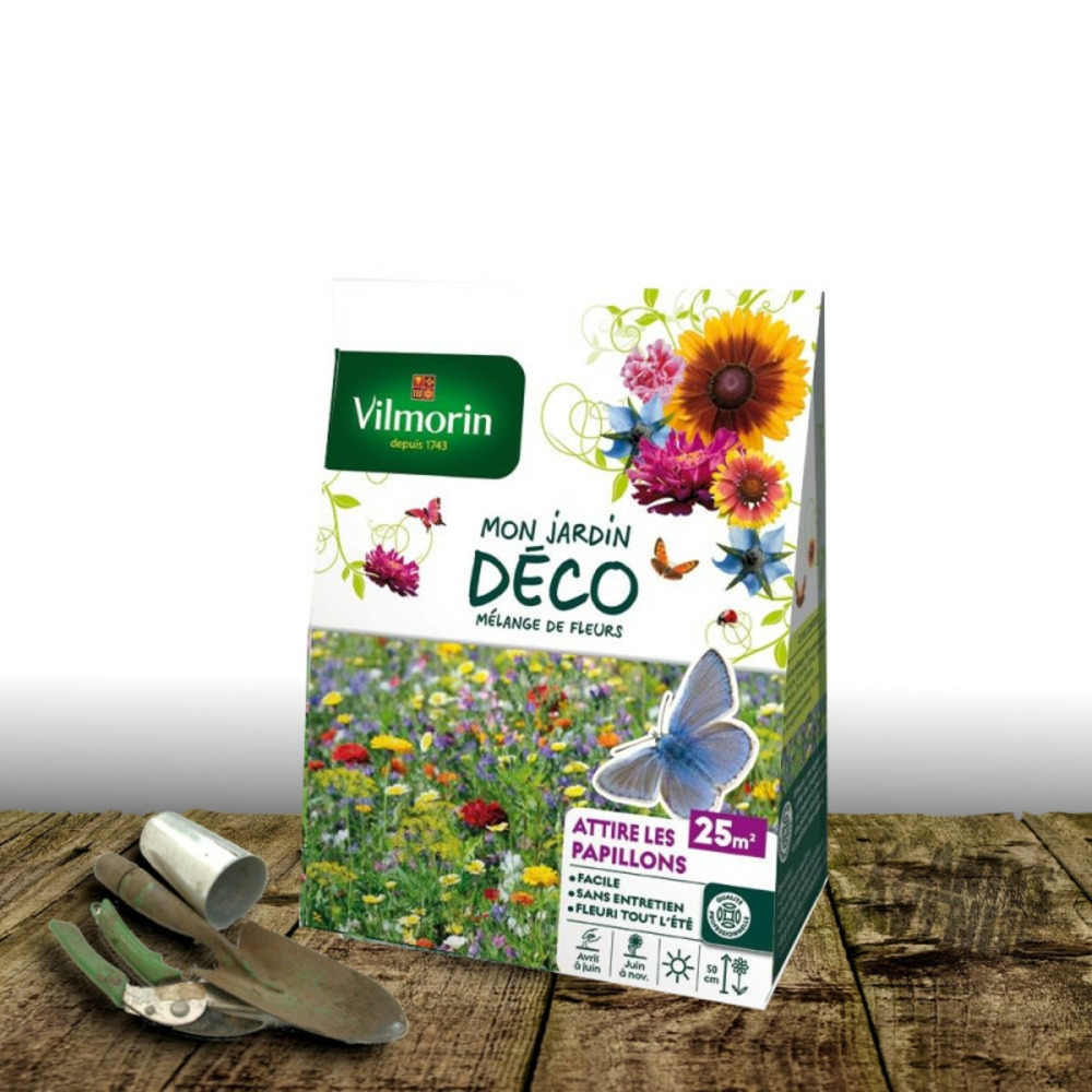 Graines en mélange - attire les papillons - vilmorin sachet 25 m²