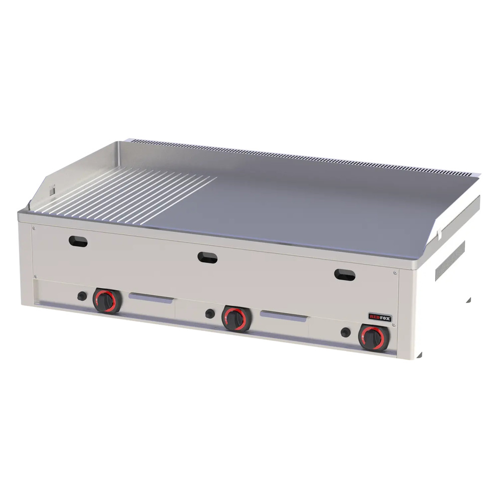 Plaque de cuisson 97x48 à gaz combinée top fthr 90 g - redfox