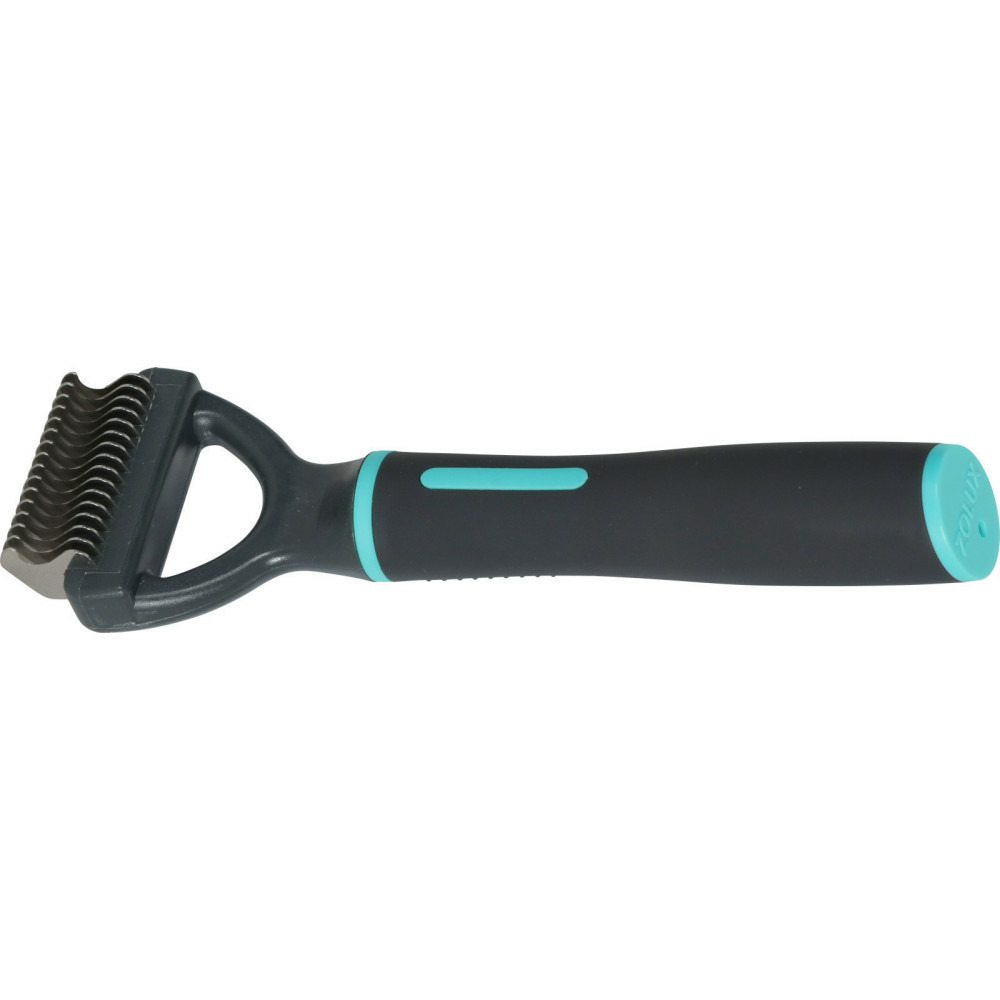 Peigne démêloir 18. 5 cm, 16 dents pour chien.