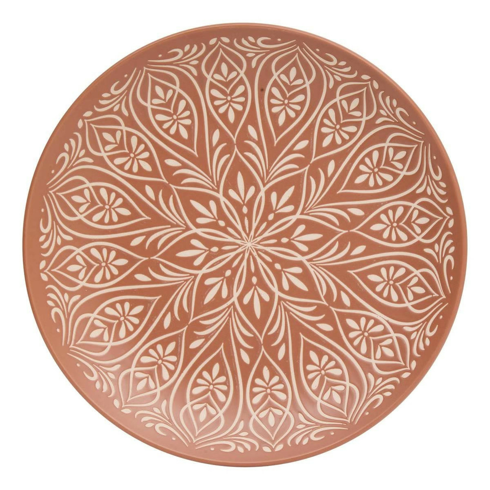 Lot de 6 assiettes plates en céramique 