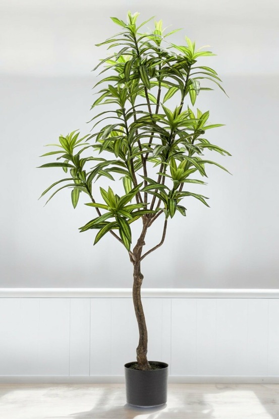 Dracaena plante artificielle - h130cm, ø14cm